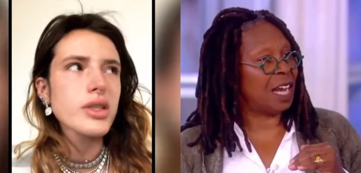 La dura respuesta de Bella Thorne a Woophi Goldberg por críticas a filtración de fotos íntimas