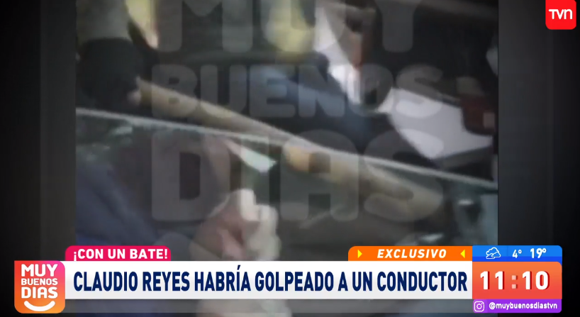 Joven conductor denunció a Claudio Reyes de golpearlo con un bate en plena calle