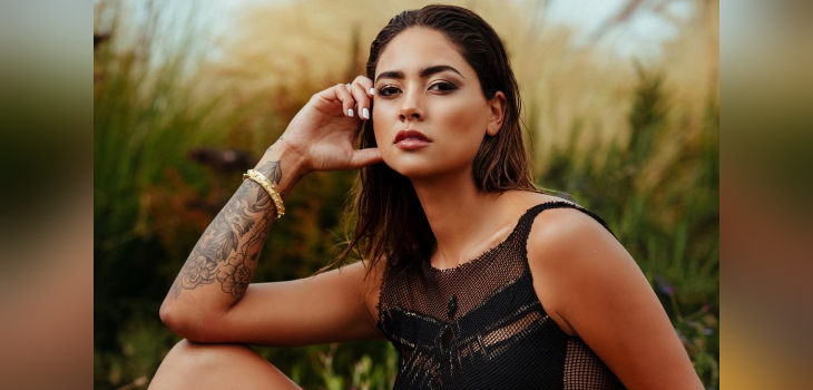 Camila Recabarren estrenó look multicolor en mes del Orgullo LGBTI+: apostó por un “secret rainbow”