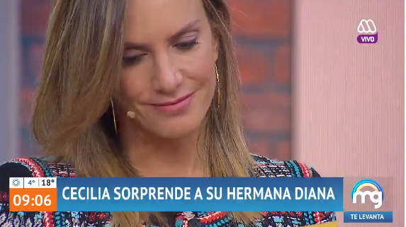Diana Bolocco recibió emotivo regalo de Cecilia en Mucho Gusto