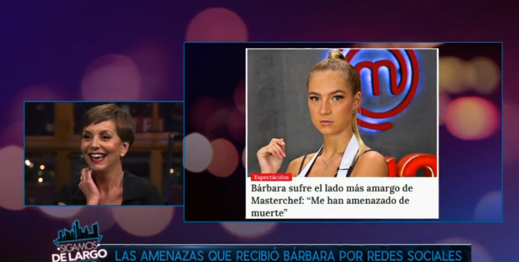 La respuesta sin filtro de Fran García-Huidobro a Jani Dueñas por "mandarla a leer"