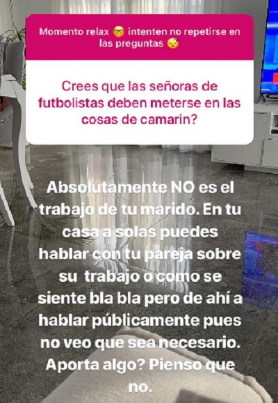 esposa de gary medel mando indirecta a carla pardo