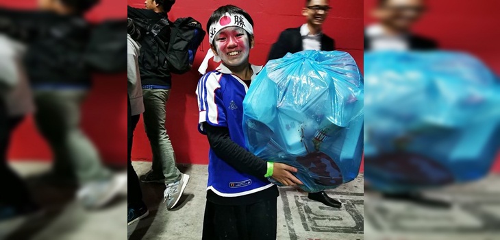 Hinchas japoneses dieron el ejemplo en Copa América tras dejar limpio el estadio Morumbí