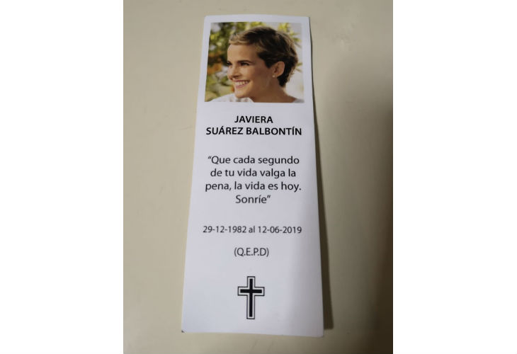 La imagen que entregaron a todos los asistentes