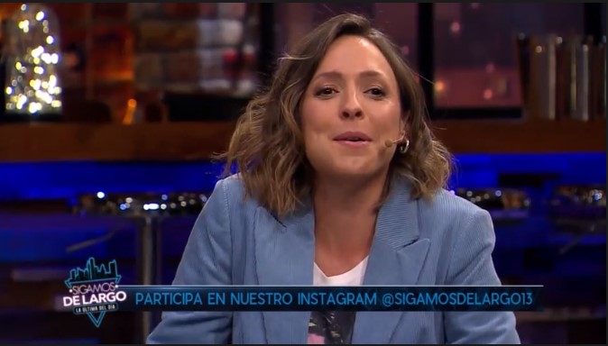 Maly Jorquiera con cara hinchada en Sigamos de largo