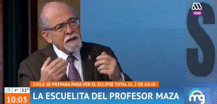 José Maza visitó el 'Mucho Gusto' y lo sorprendieron con una antigua fotografía suya con cinco años