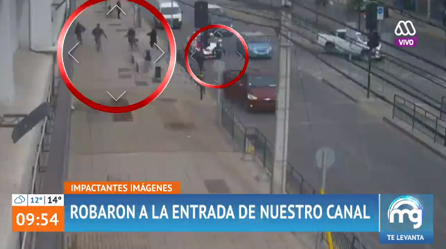 Mucho Gusto mostró violento intento de robo a las puertas del canal