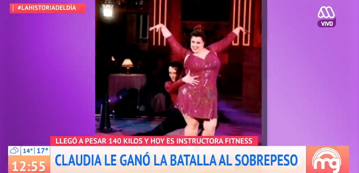 mujer llego a pesar 140 kilos y hoy es instructora de baile