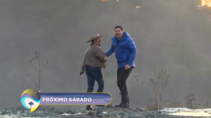 Francisco Saavedra otra vez vivió experiencia al límite en Lugares que hablan