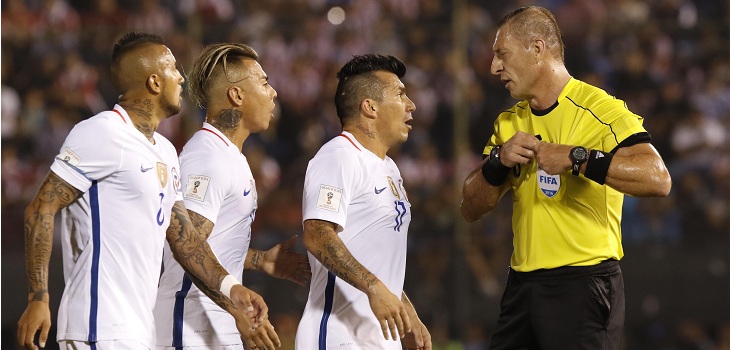 pitana arbitra chile paraguay