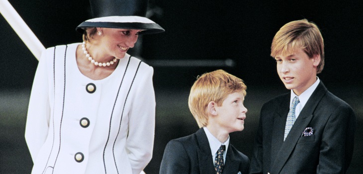 La divertida idea de Diana de Gales para que William y Harry se sintieran como cualquier otro niño