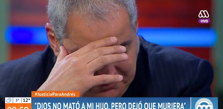 sabas chahuan emocionado