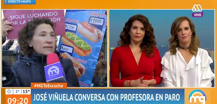 El gesto de Mucho Gusto con profesores que televidentes valoraron: le dieron pantalla a paro docente