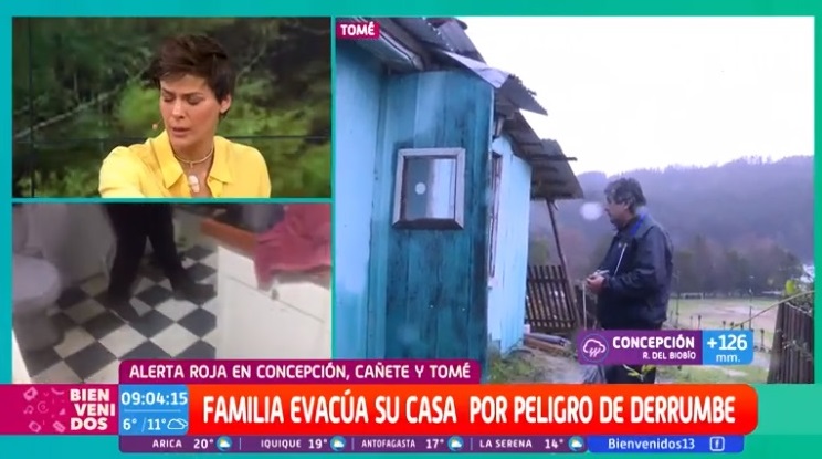 derrumbe en casa de tomé bienvenidos