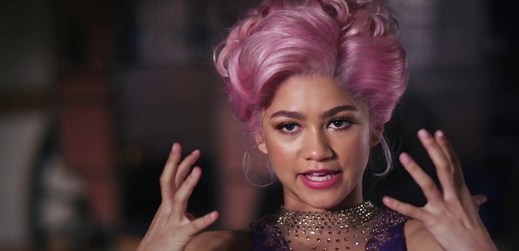 zendaya en el gran showman