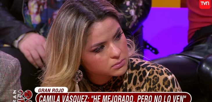 Camila Vásquez lloró tras ser considerada la más débil de Rojo: 