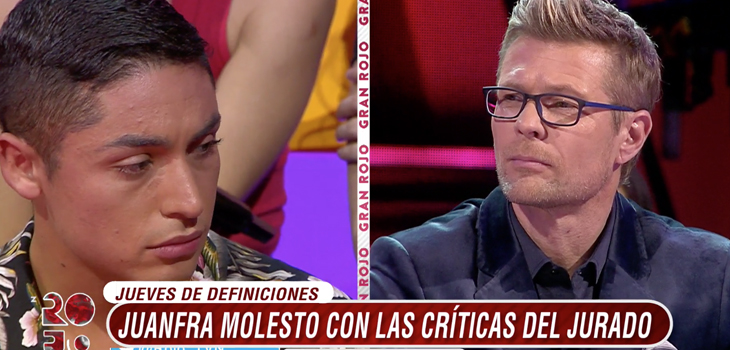 Juanfra Matamala por críticas de Neilas en Rojo: 