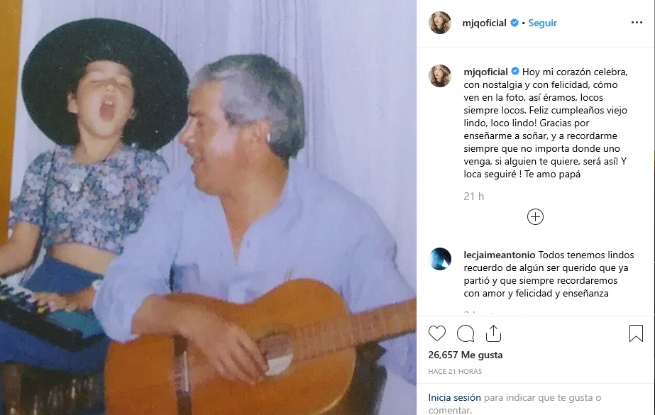 María José Quintanilla | Instagram