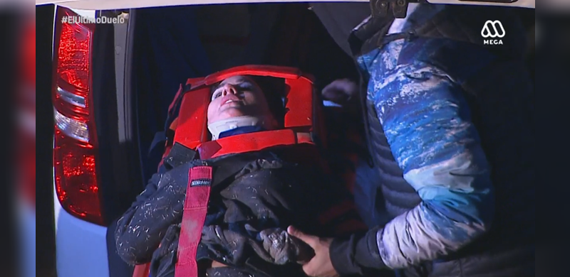 Resistiré: Fran Undurraga sufrió fuerte caída en el último duelo de eliminación del reality