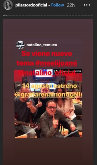 Pilar Sordo escribió la letra para una nueva canción de la banda Natalino