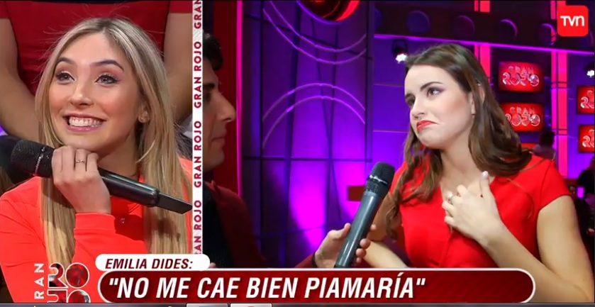 Piamaría repasó otra vez a Emilia Dides en el Gran Rojo: 
