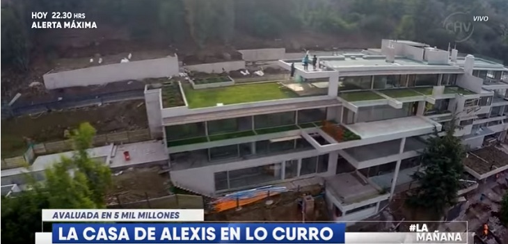 la casa de alexis sanchez en lo curro