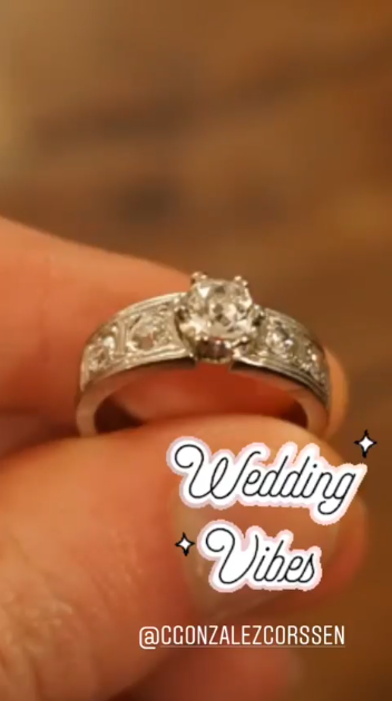 Trinidad de la Noi se comprometió en matrimonio