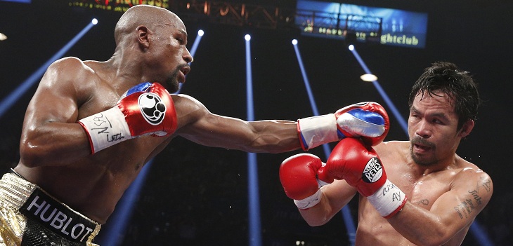 El duro round virtual entre Mayweather y Pacquiao: 