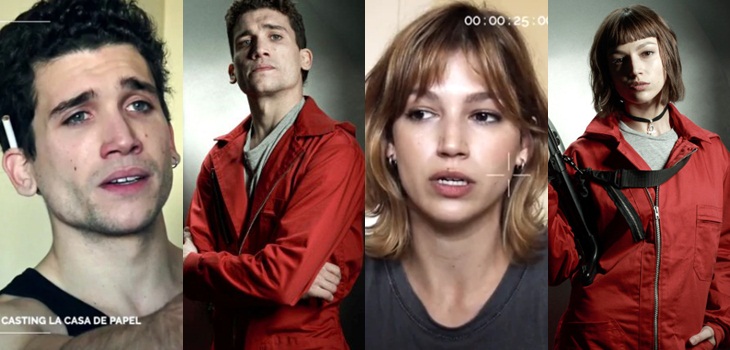 Así lucían los actores de 'La Casa de Papel' cuando realizaron el casting para la serie hace 3 años