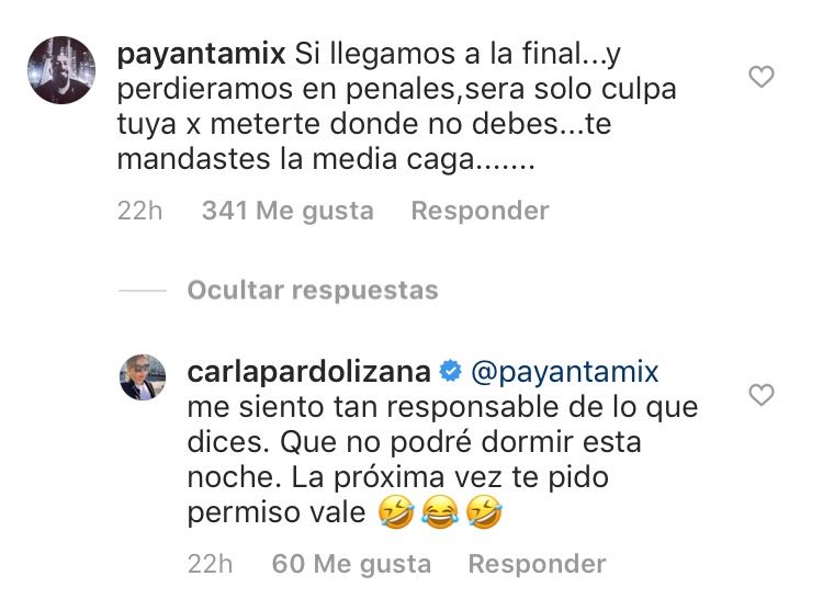 comentarios mala onda a carla pardo