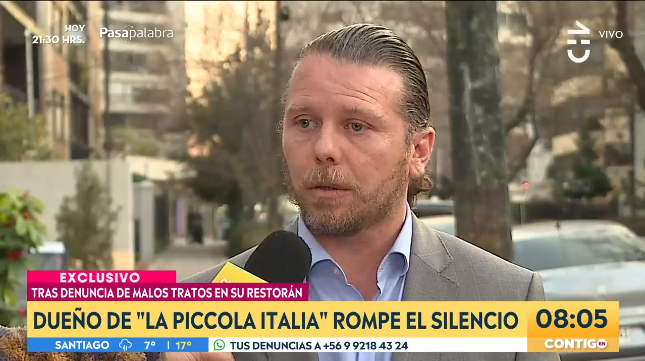 Dueño de Piccola Italia rompió el silencio tras denuncia de trabajadores