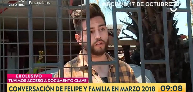 ¿Qué sabían? Revelan charlas telefónicas entre Felipe Rojas y sus padres a días del crimen