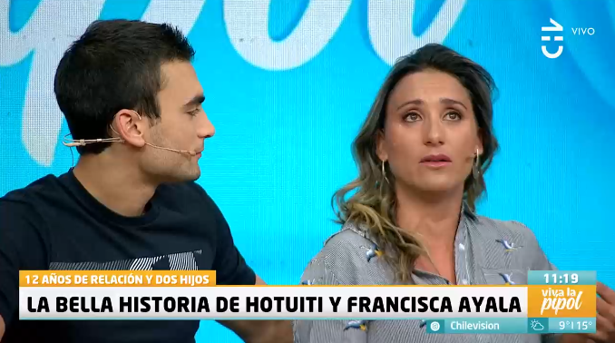 Francisca Ayala hijo Sebastián llamó papá a Hotuiti