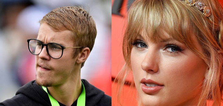 Justin Bieber se cuadró con su representante tras ser acusado por Taylor Swift de intimidarla