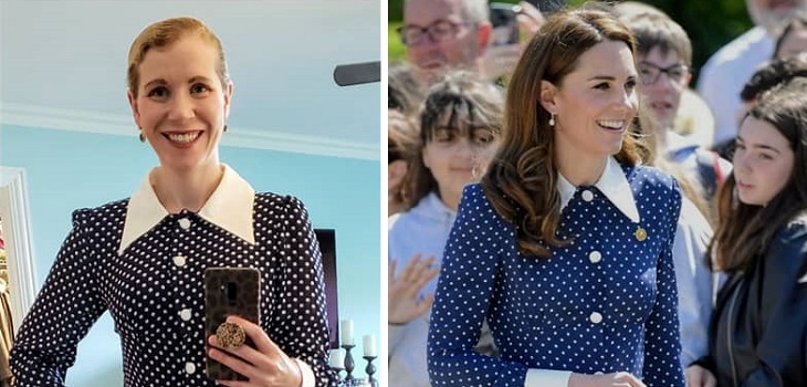 Danielle Magness, la fanática de Kate Middleton que ha replicado más de 150 looks de la duquesa