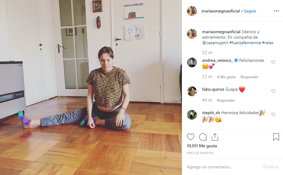 maría gracia omegna embarazada