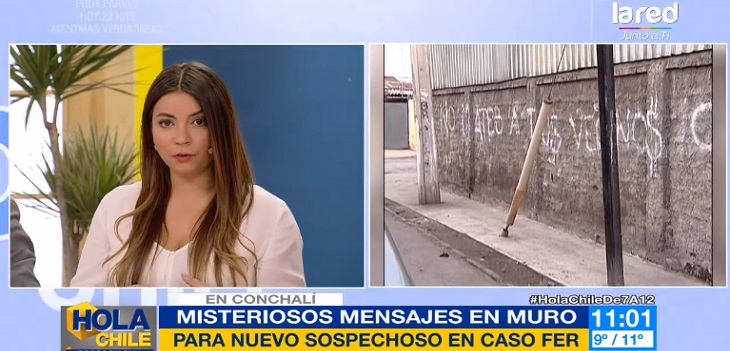 ¿Nuevo sospechoso? Misterioso mensaje apareció en muro de vecino de la familia de Fernanda Maciel