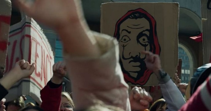 reaccion de la opinion publica en la casa de papel