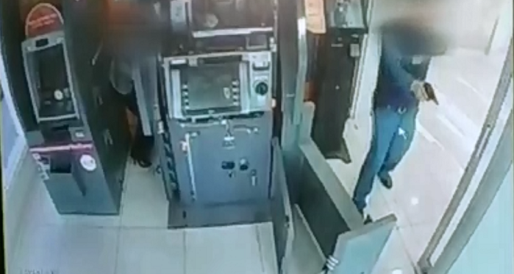 Vigilante privado frustró asalto en sucursal de Banco Estado en Vitacura: cámara captó su acción