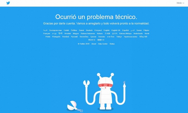 caida de twitter