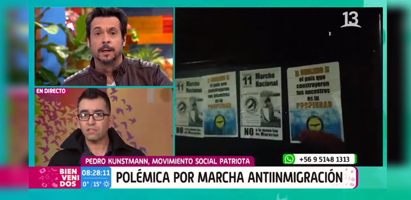 Vocero de Movimiento Social Patriota encaró a Mauricio Jürgensen: 