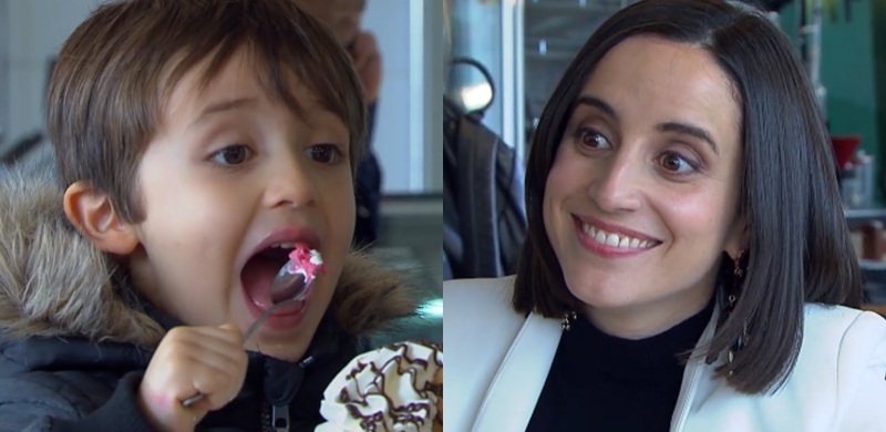 Verdades Ocultas: el detalle en escena de Rocío y Benjamín en heladería que hizo reír a seguidores