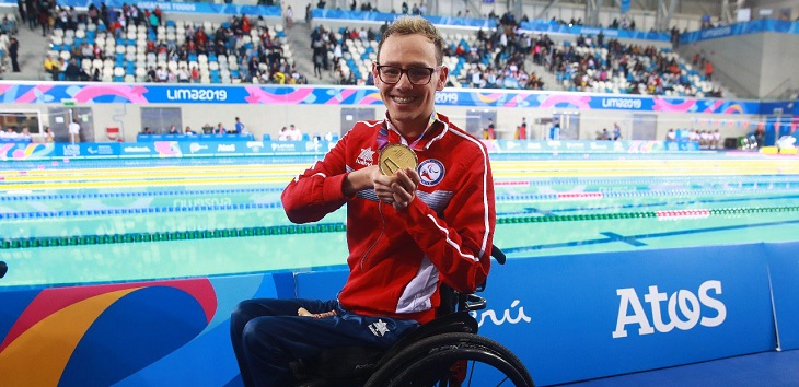 alberto abarza gano tercera medalla de oro parapanamericanos