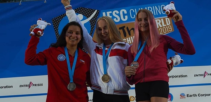 alejandra contreras subcampeona mundial juvenil de escalada