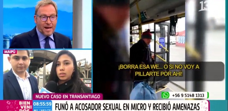 El lamento de joven que grabó y funó a hombre que se masturbó en la micro: 