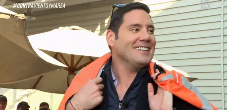 pancho saavedra tuvo problemas con chaleco reflectante