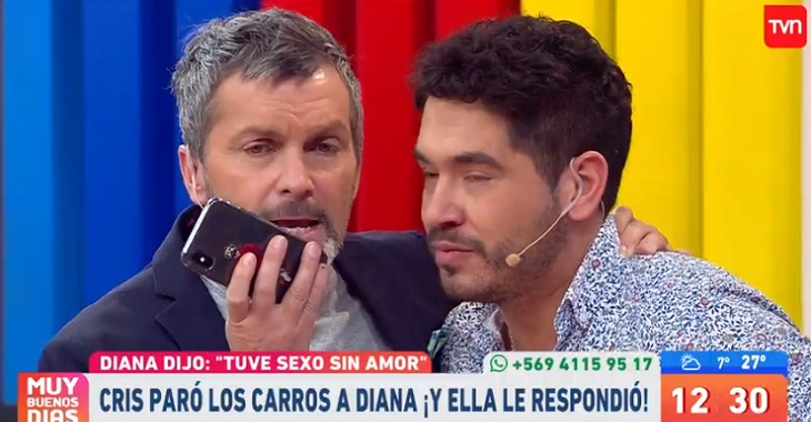 gino costa y cristian sanchez mandan audio a diana bolocco