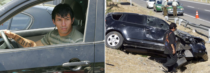 7 accidentes que han protagonizado futbolistas chilenos