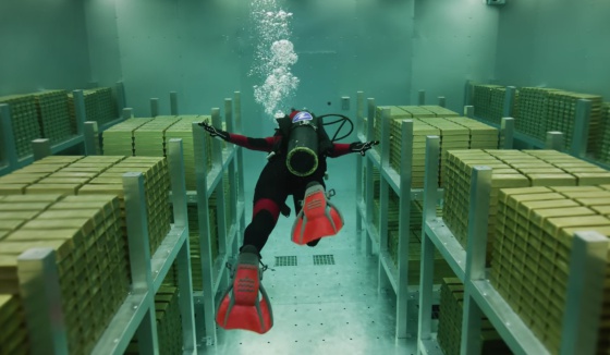 camara acorazada inundada casa de papel