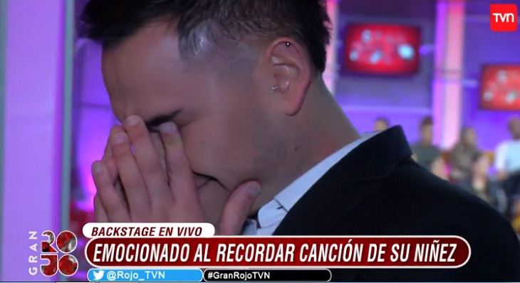 Emotivo recuerdo de infancia hizo llorar a Koke Núñez en el 'Gran Rojo': grabó canción con su padre